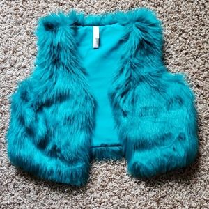 Faux Fur Girls Vest